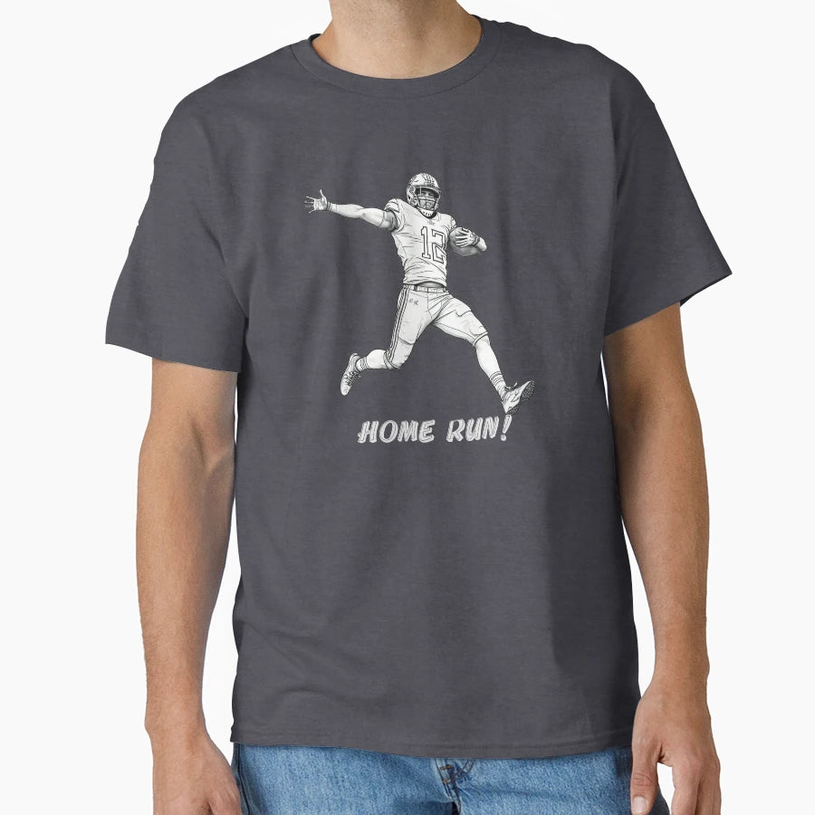 Homerun Or Touchdown Go Sports T-Shirt - Custom Art Print for Adults - T-Shirt, Sweatshirt, Hoodie