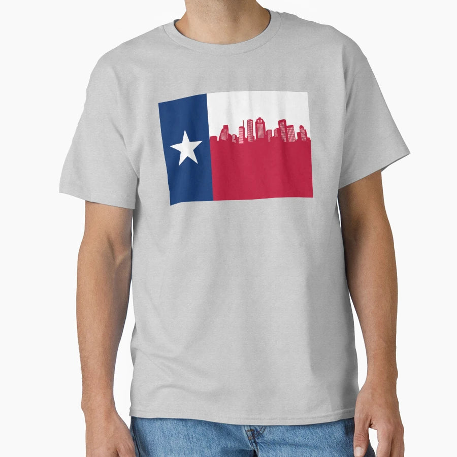 City Houston Tx Flag T-Shirt - Novelty Apparel Men Women - T-Shirt, Sweatshirt, Hoodie