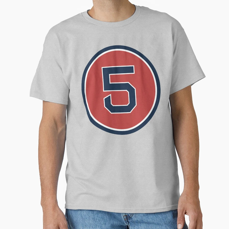 Nomar Garciaparra 5 Jersey Number T-Shirt - Fun Novelty Design for Adults - T-Shirt, Sweatshirt, Hoodie