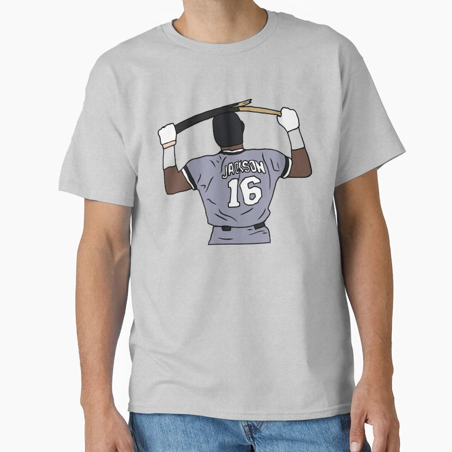Bo Jackson Breaking Bat T-Shirt - Custom Art Print Unisex - T-Shirt, Sweatshirt, Hoodie