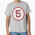 Nomar Garciaparra 5 Jersey Number T-Shirt - Minimalist Print Unisex - T-Shirt, Sweatshirt, Hoodie