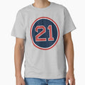 Roger Clemens 21 Jersey Number T-Shirt - Custom Art Print Men Women - T-Shirt, Sweatshirt, Hoodie