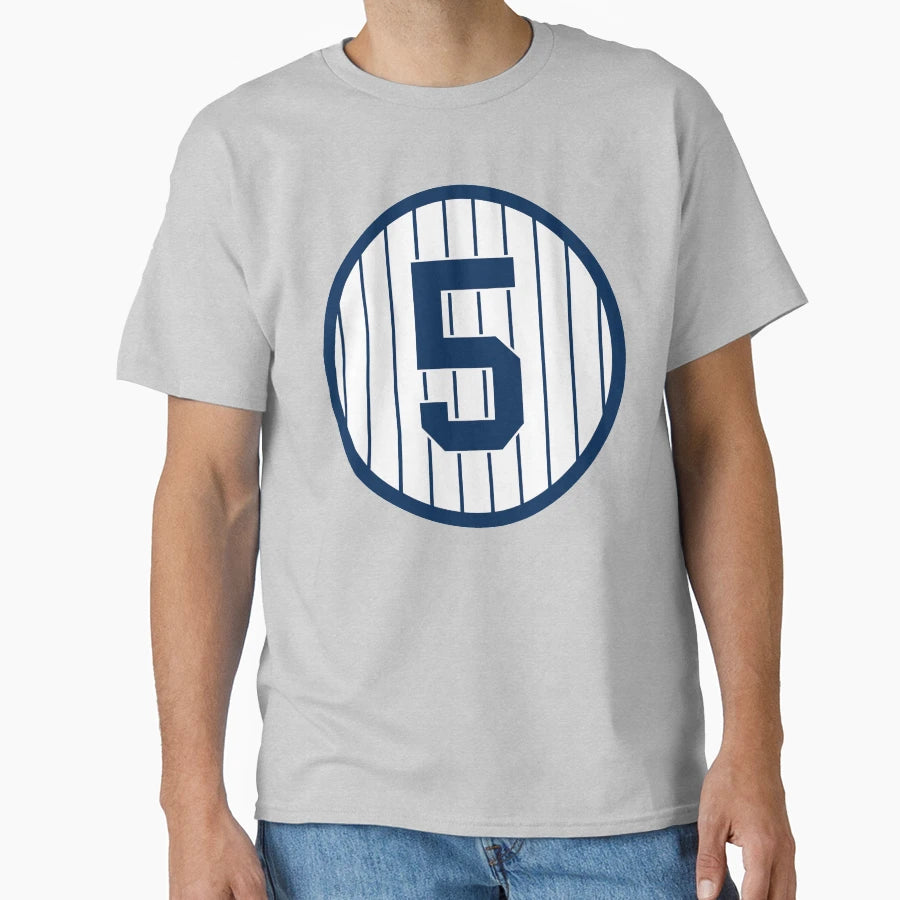 Joe Dimaggio 5 Jersey Number T-Shirt - Unique Graphic Men Women - T-Shirt, Sweatshirt, Hoodie
