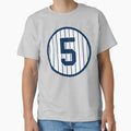 Joe Dimaggio 5 Jersey Number T-Shirt - Unique Graphic Men Women - T-Shirt, Sweatshirt, Hoodie