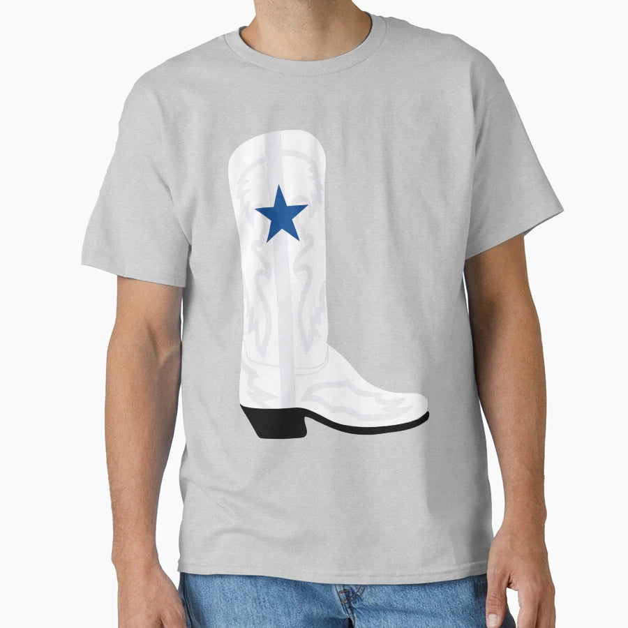 Cowboys Boot T-Shirt - Unique Graphic for Adults - T-Shirt, Sweatshirt, Hoodie