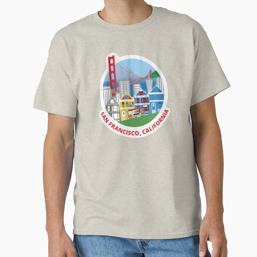 San Francisco T-Shirt - Minimalist Print Unisex - T-Shirt, Sweatshirt, Hoodie