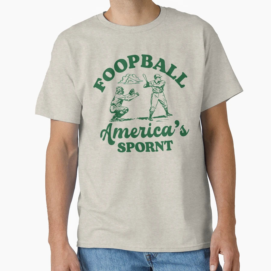 Foopball Americas Spornt T-Shirt - Minimalist Print Unisex - T-Shirt, Sweatshirt, Hoodie