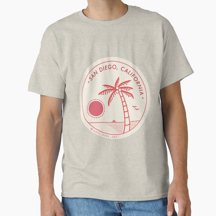 San Diego California T-Shirt - Trendy Graphic Unisex - T-Shirt, Sweatshirt, Hoodie