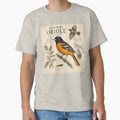 Baltimore Oriole Naturalist Bird T-Shirt - Casual Everyday Wear Men Women - T-Shirt, Sweatshirt, Hoodie