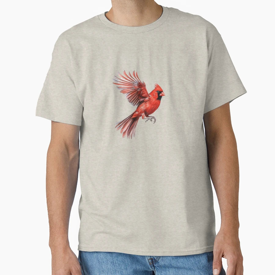 Cardinal Bird Flight T-Shirt - Novelty Apparel Unisex - T-Shirt, Sweatshirt, Hoodie
