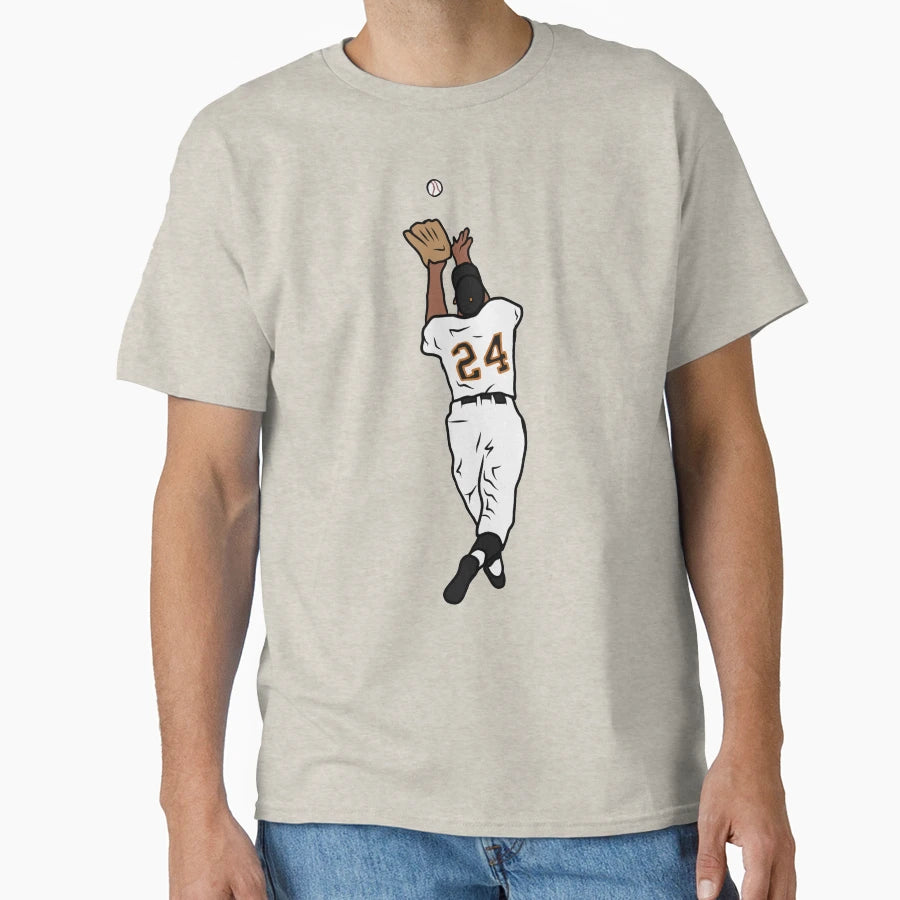 Willie Mays Catch T-Shirt - Fun Novelty Design Unisex - T-Shirt, Sweatshirt, Hoodie