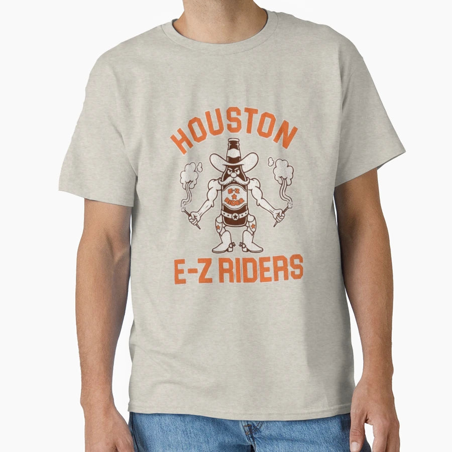 Houston E Z Riders T-Shirt - Aesthetic Graphic Men Women - T-Shirt, Sweatshirt, Hoodie