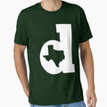 Lowercase D White T-Shirt - Aesthetic Graphic for Adults - T-Shirt, Sweatshirt, Hoodie