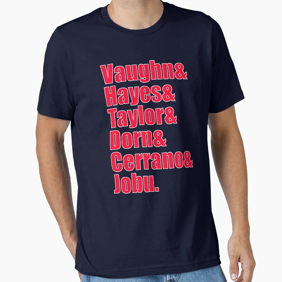 Major League Cast T-Shirt - Minimalist Print for Adults - T-Shirt, Sweatshirt, Hoodie