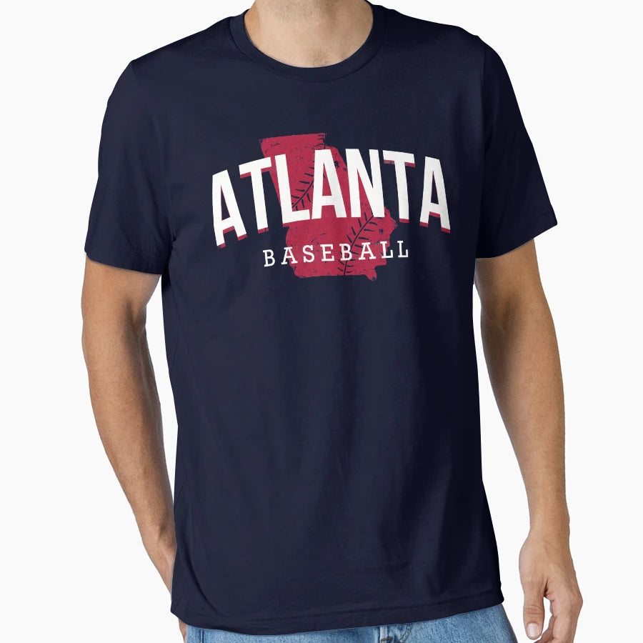 Atlanta Pride Baseball 2 T-Shirt - Unique Graphic for Adults - T-Shirt, Sweatshirt, Hoodie