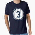 Number 3 Retired Number Monument T-Shirt - Casual Everyday Wear Unisex - T-Shirt, Sweatshirt, Hoodie