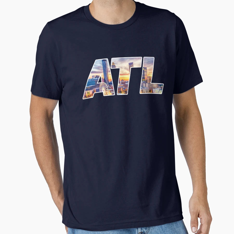 Atl Atlanta T-Shirt - Streetwear Style Unisex - T-Shirt, Sweatshirt, Hoodie