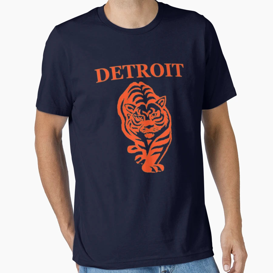 Tiger Detroit T-Shirt - Fun Novelty Design Unisex - T-Shirt, Sweatshirt, Hoodie