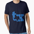 Tx B Ball Blue T-Shirt - Graphic Print Men Women - T-Shirt, Sweatshirt, Hoodie