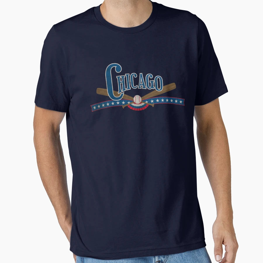 Chicago Baseball T-Shirt - Unique Graphic Unisex - T-Shirt, Sweatshirt, Hoodie