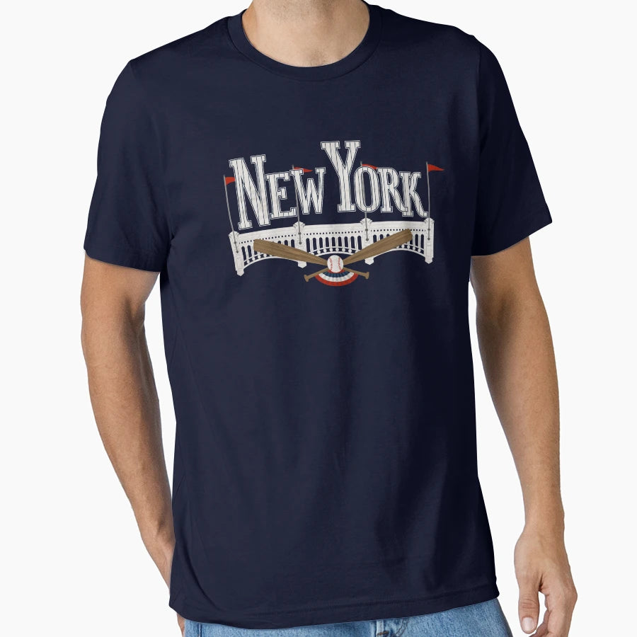New York Baseball T-Shirt - Novelty Apparel for Adults - T-Shirt, Sweatshirt, Hoodie