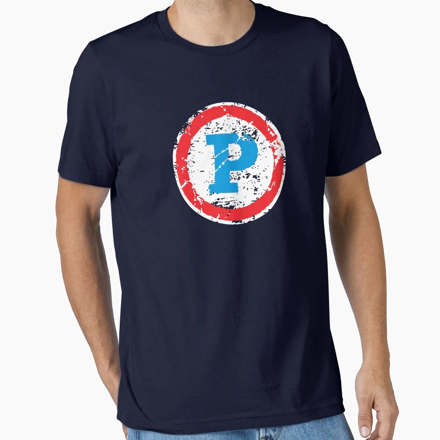 Phantom Superhero Letter P T-Shirt - Fun Novelty Design for Adults - T-Shirt, Sweatshirt, Hoodie