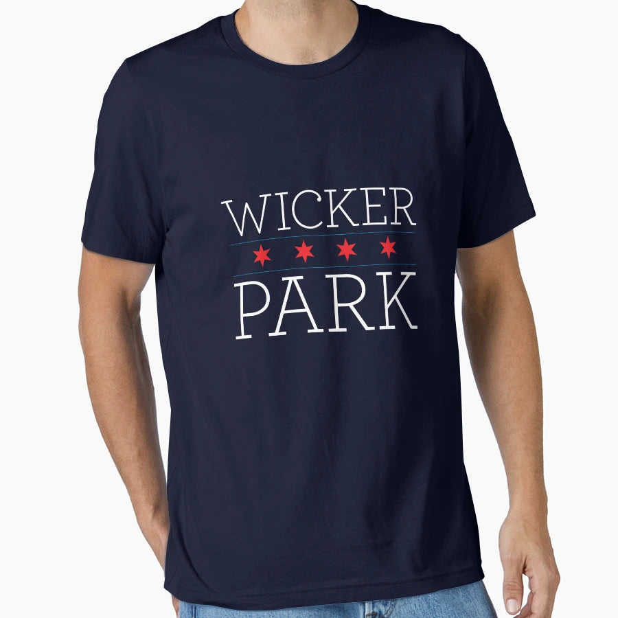 Wicker Park Neighborhood Dark T-Shirt - Streetwear Style Unisex - T-Shirt, Sweatshirt, Hoodie