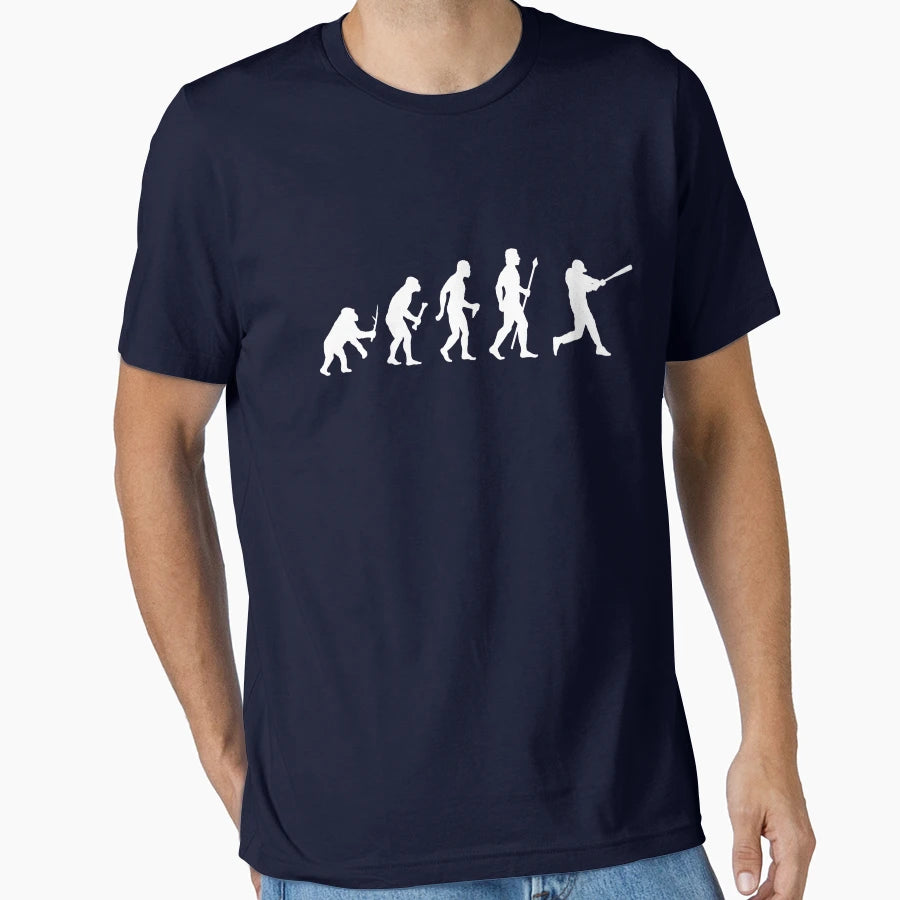 Baseball Evolution Funny T-Shirt - Trendy Graphic Men Women - T-Shirt, Sweatshirt, Hoodie