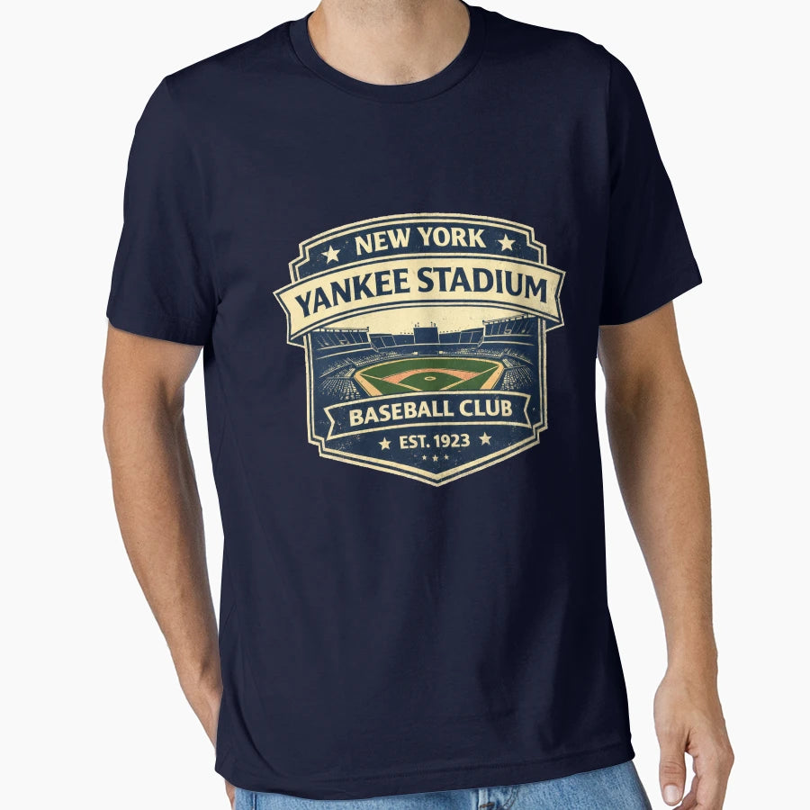 New York Baseball Stadium 1923 T-Shirt - Custom Art Print for Adults - T-Shirt, Sweatshirt, Hoodie