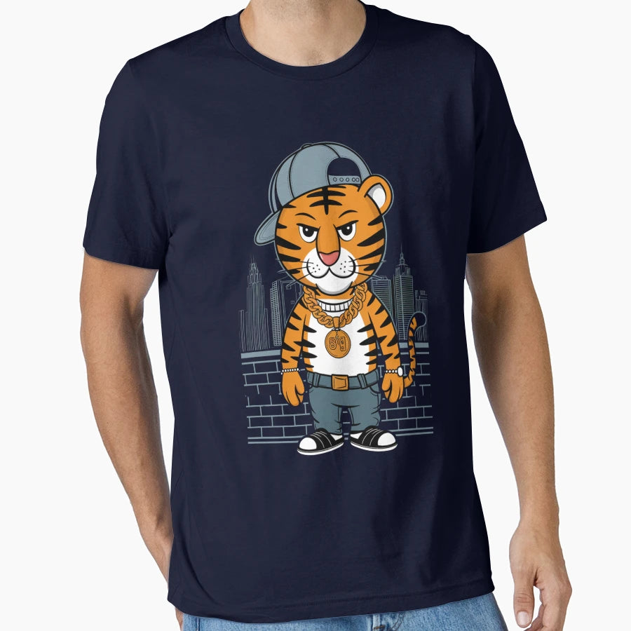 Hip Hop Tiger T-Shirt - Casual Everyday Wear Men Women - T-Shirt, Sweatshirt, Hoodie