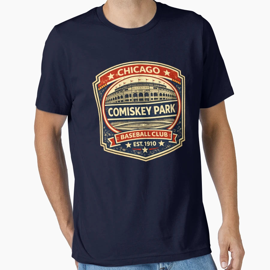 Chicago Baseball Comiskey Park Stadium T-Shirt - Aesthetic Graphic Unisex - T-Shirt, Sweatshirt, Hoodie