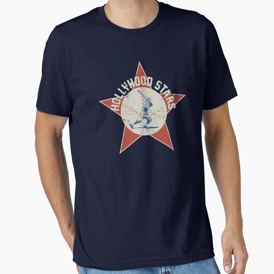 Hollywood Stars Baseball Team Defunct T-Shirt - Novelty Apparel Unisex - T-Shirt, Sweatshirt, Hoodie