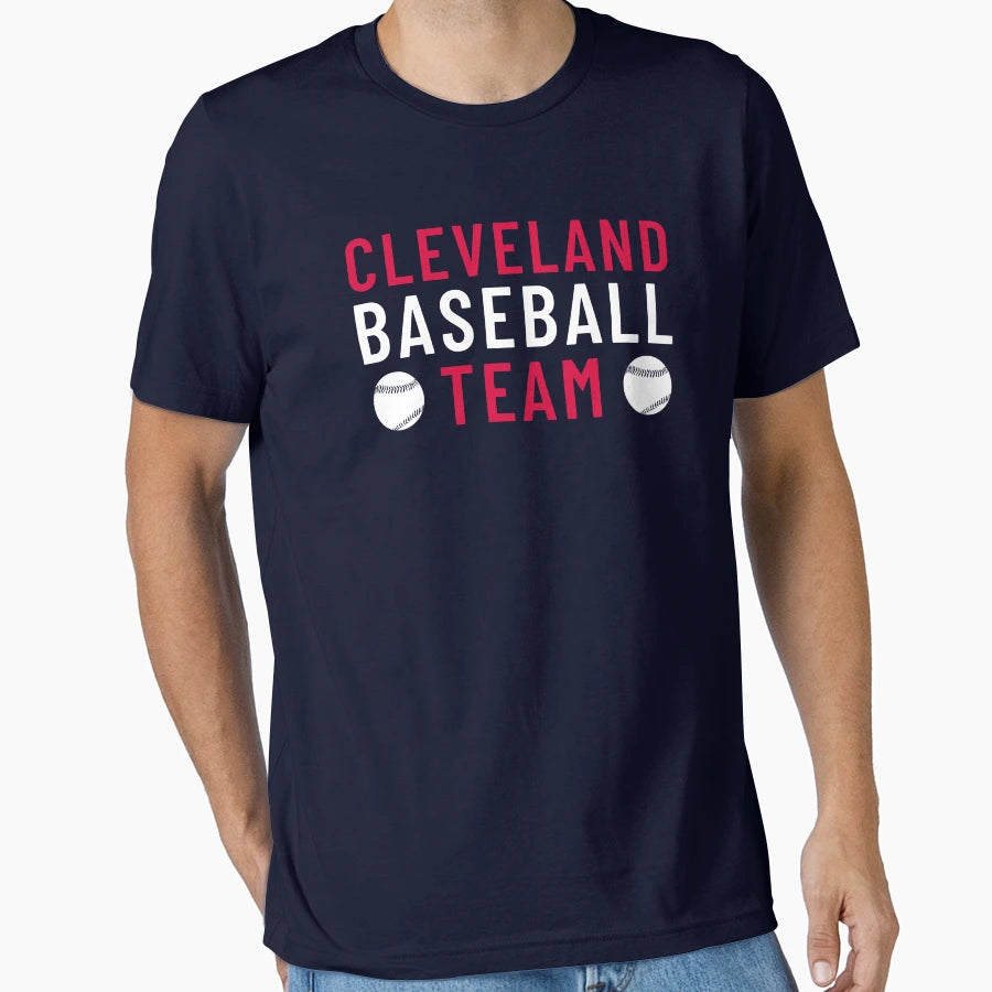 Cleveland Baseball Team T-Shirt - Unique Graphic for Adults - T-Shirt, Sweatshirt, Hoodie