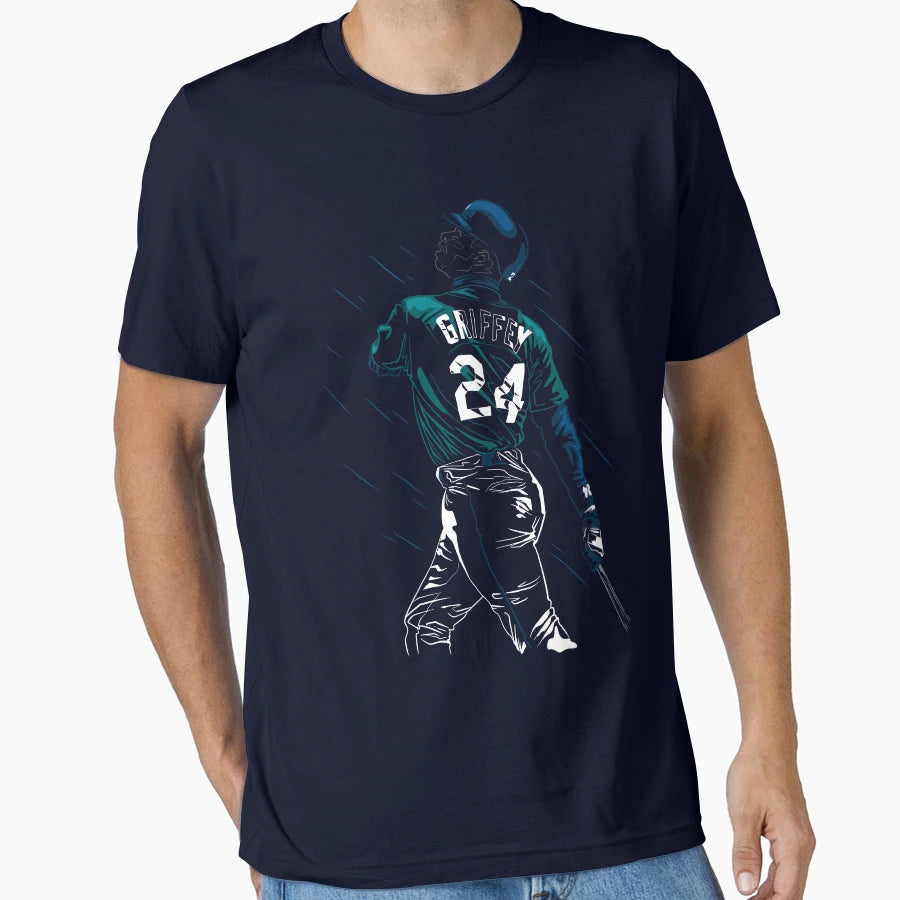 Ken Grifey Jr 24 T-Shirt - Graphic Print Unisex - T-Shirt, Sweatshirt, Hoodie