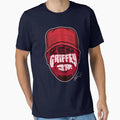 Ken Griffey Jr Player Silhouette Red T-Shirt - Minimalist Print for Adults - T-Shirt, Sweatshirt, Hoodie