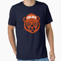 Chicago Bear Face T-Shirt - Custom Art Print for Adults - T-Shirt, Sweatshirt, Hoodie