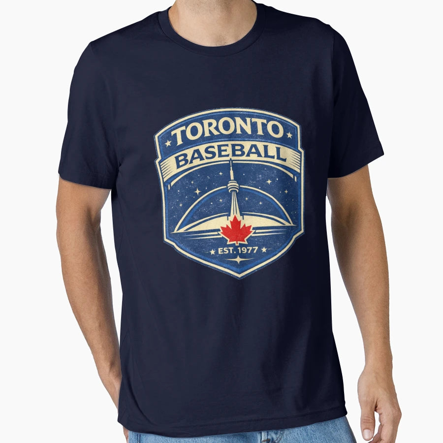 Oronto Baseball Cn Tower Maple Leaf Est T-Shirt - Graphic Print Men Women - T-Shirt, Sweatshirt, Hoodie