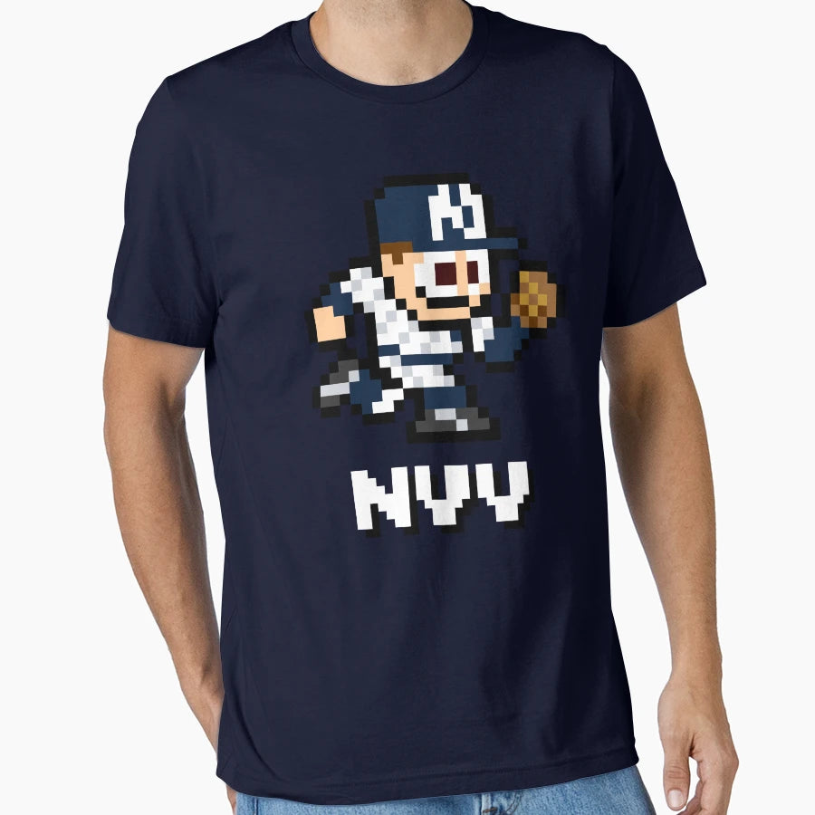 New York 8 Bit Player Initials T-Shirt - Minimalist Print for Adults - T-Shirt, Sweatshirt, Hoodie