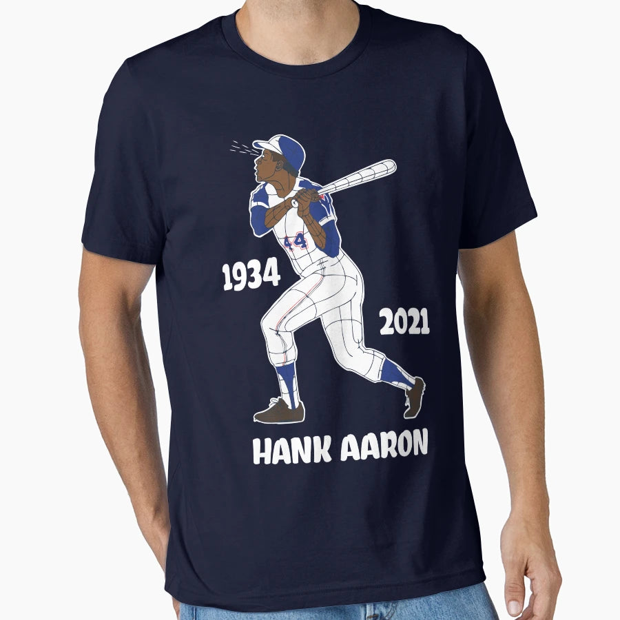 Hank Aaron 1934 2022 Nw2 T-Shirt - Graphic Print Men Women - T-Shirt, Sweatshirt, Hoodie