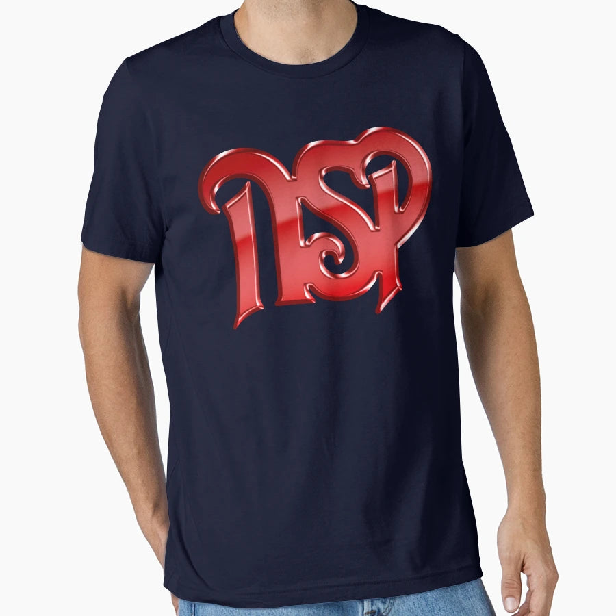 Nsp Rush Red Bevel T-Shirt - Casual Everyday Wear Men Women - T-Shirt, Sweatshirt, Hoodie