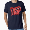 Nsp Rush Red Bevel T-Shirt - Casual Everyday Wear Men Women - T-Shirt, Sweatshirt, Hoodie