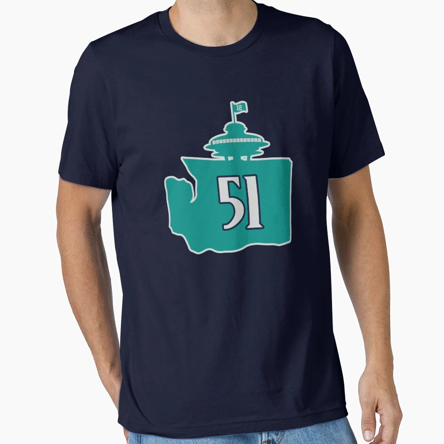 Ichiro Seattle Space Needle T-Shirt - Trendy Graphic for Adults - T-Shirt, Sweatshirt, Hoodie