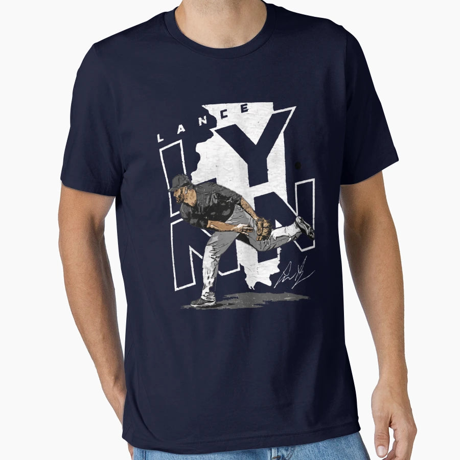 Lance Lynn Player Map T-Shirt - Casual Everyday Wear Men Women - T-Shirt, Sweatshirt, Hoodie