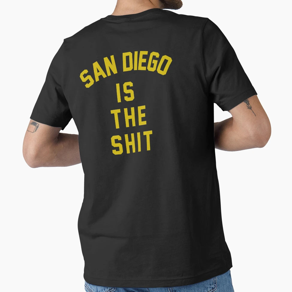 San Diago Is Shit T-Shirt - Novelty Apparel for Adults - T-Shirt, Sweatshirt, Hoodie