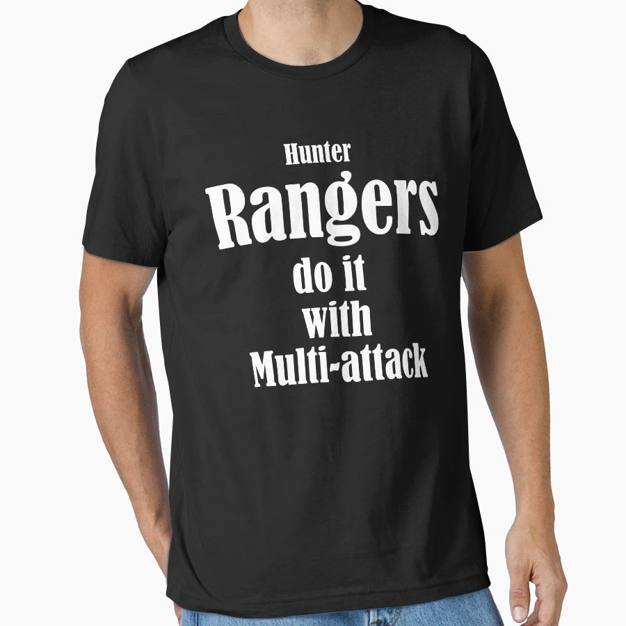 Rangers Do It Hunter White T-Shirt - Fun Novelty Design Unisex - T-Shirt, Sweatshirt, Hoodie