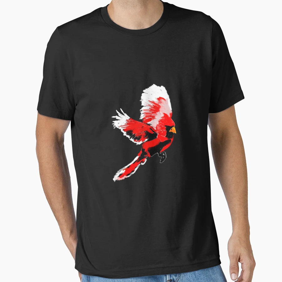 Painted Cardinal T-Shirt - Unique Graphic Unisex - T-Shirt, Sweatshirt, Hoodie