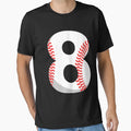 Number 8 Baseball 8 T-Shirt - Streetwear Style for Adults - T-Shirt, Sweatshirt, Hoodie