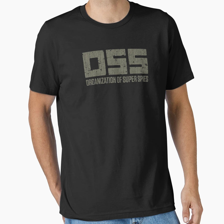 Oss Organization Super Spies T-Shirt - Minimalist Print Men Women - T-Shirt, Sweatshirt, Hoodie