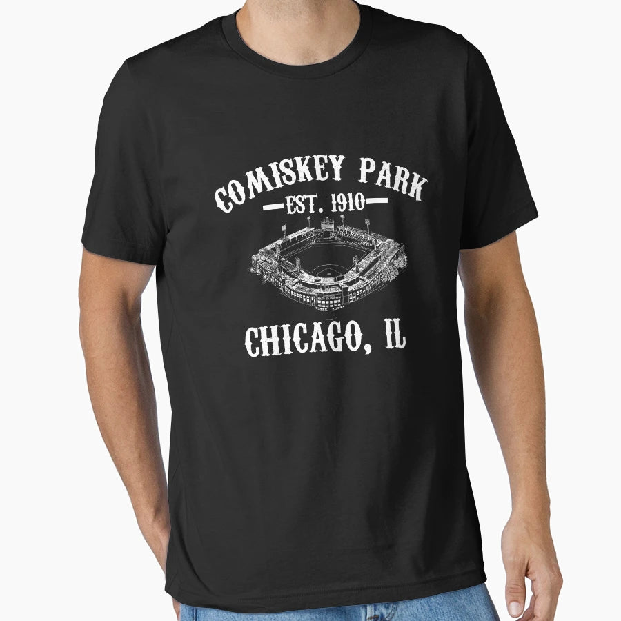 Original Comiskey Park Stadium T-Shirt - Casual Everyday Wear Men Women - T-Shirt, Sweatshirt, Hoodie