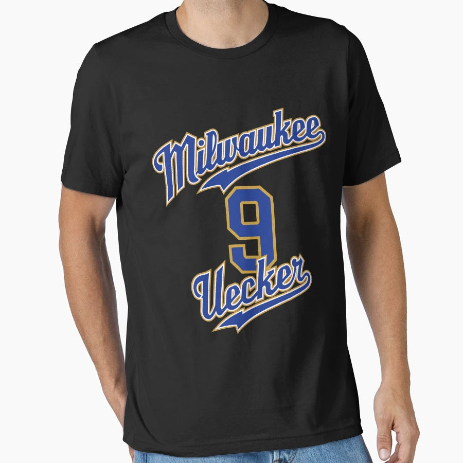 Bob Uecker Baseball Jersey Tribute T-Shirt - Custom Art Print Unisex - T-Shirt, Sweatshirt, Hoodie